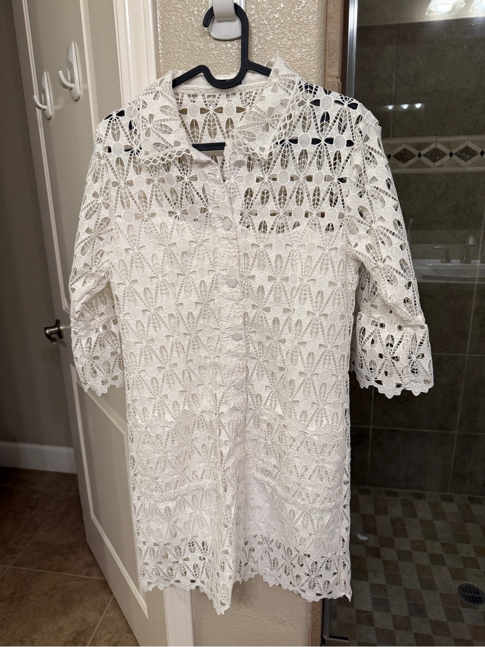 Sandro white dress